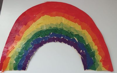 Wir basteln einen Regenbogen!