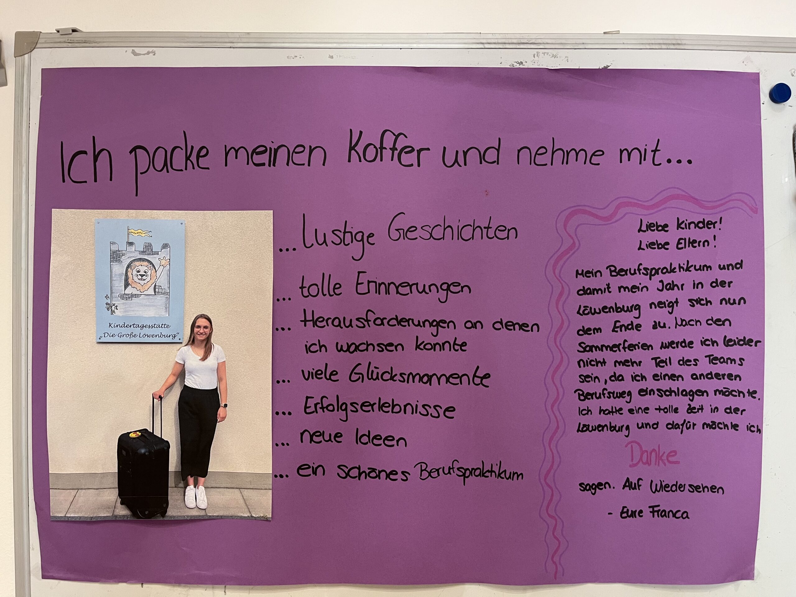 Abschied mit Tränchen